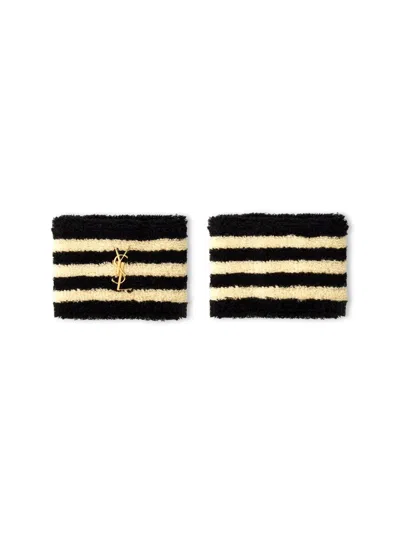 Saint Laurent Cassandre Ysl Logo Cuffs