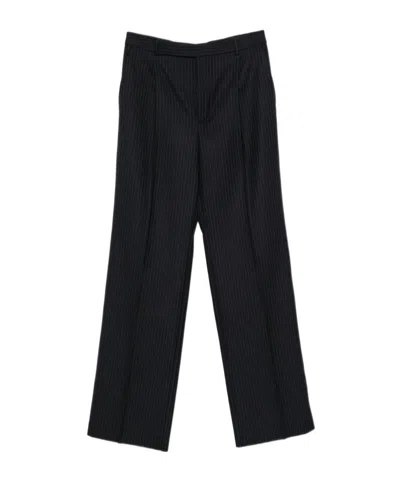 Saint Laurent Casual Pants With Belt Loops In Black
