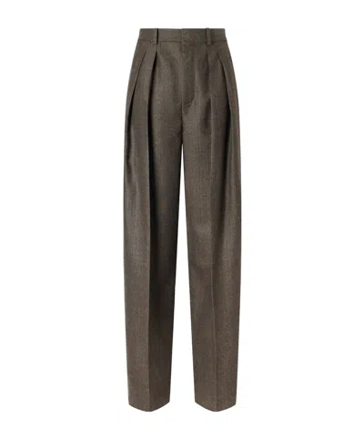 Saint Laurent Casual Pants With Belt Loops In Multi