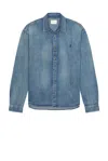 Saint Laurent Casual Shirt Cassandre Men In Day Blue