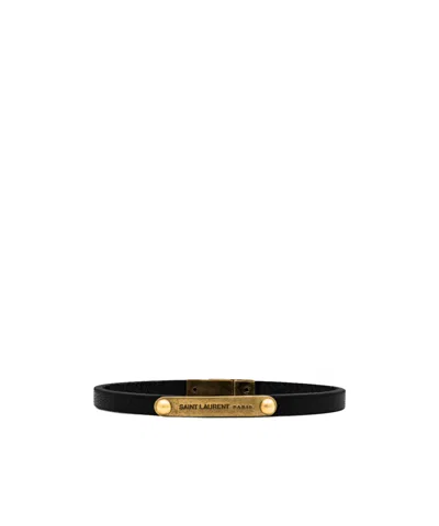 Saint Laurent Casual, Stylish And Versatile Bracelet In Black