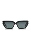 Saint Laurent Cat-eye Acetate Sunglasses In Black