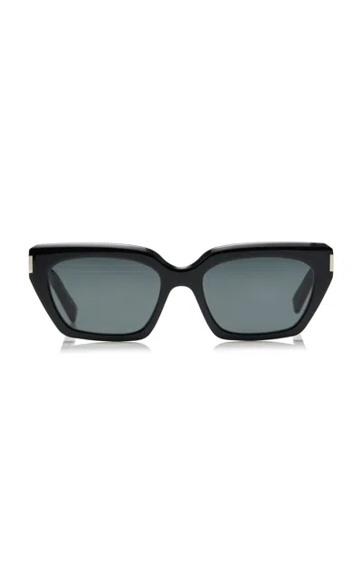 Saint Laurent Cat-eye Acetate Sunglasses In Black