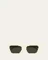 Saint Laurent Cat-eye Acetate Sunglasses In Shiny Solid Ivory