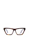 Saint Laurent Cat-eye Frame Glasses In Brown