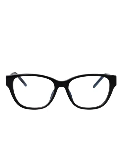 Saint Laurent Cat-eye Frame Glasses In Black