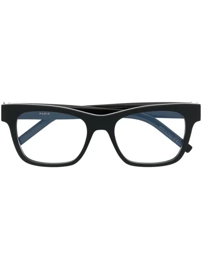 Saint Laurent Brille Mit Cat-eye-gestell In Black