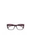 Saint Laurent Cat-eye Frame Glasses In Gray