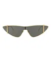 Saint Laurent Cat Eye-frame Metal Sunglasses