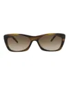 Saint Laurent Cat Eye-frame Recycled Acetate Sunglasses In Brown