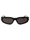 Saint Laurent Cat-eye Frame Sunglasses In 001 Black Black Black