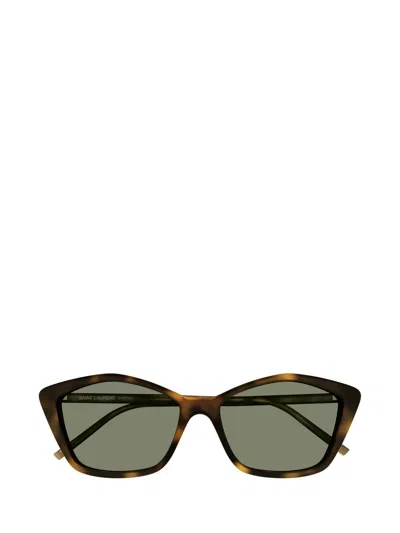 Saint Laurent Cat-eye Frame Sunglasses In 003