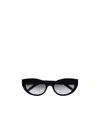 Saint Laurent Cat-eye Frame Sunglasses In Black