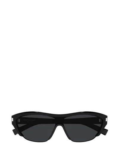 Saint Laurent Sl 704 Linea Corner Angle 001 Black Sunglasses