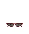 Saint Laurent Cat-eye Frame Sunglasses In Black