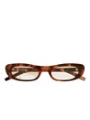 Saint Laurent Cat Eye-frame Sunglasses In Brown