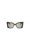 Saint Laurent Cat Eye-frame Sunglasses In Gray
