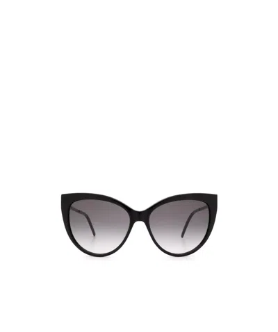 Saint Laurent Eyewear Cat-eye Frame Sunglasses In Gray