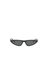 Saint Laurent Cat-eye Frame Sunglasses In Gray