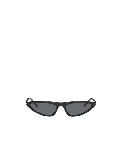 Saint Laurent Cat-eye Frame Sunglasses In Gray