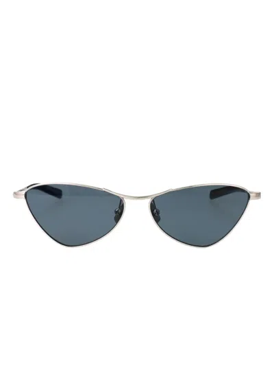 Saint Laurent Cat-eye Frame Sunglasses In Blue