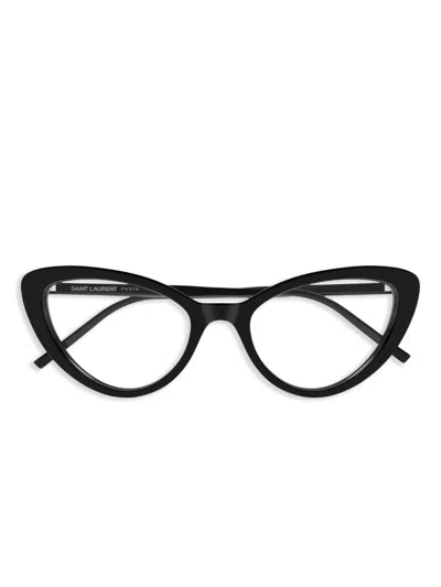 Saint Laurent Cat-eye Glasses In Black