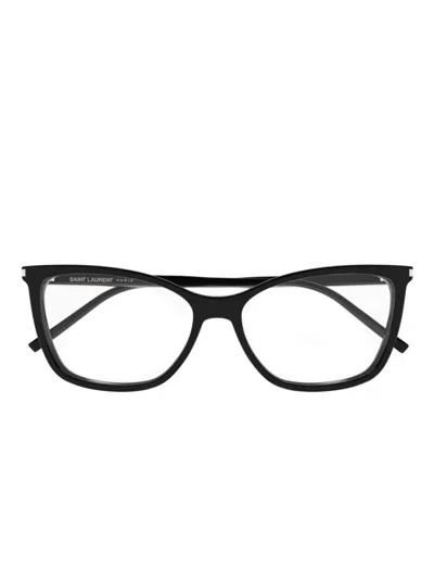 Saint Laurent Cat-eye Glasses In Black