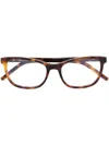 Saint Laurent Cat-eye Glasses In Brown