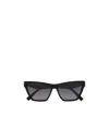 Saint Laurent Eyewear Cat-eye Sunglasses In Black