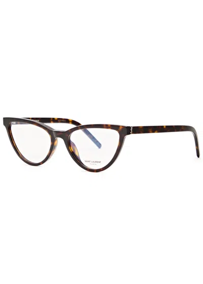 Saint Laurent Cat-eye Optical Glasses In Black