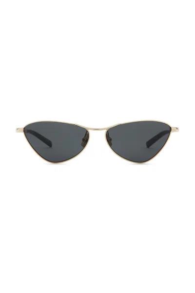 Saint Laurent Cat-eye Sunglasses In Metallic