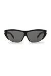 Saint Laurent Cat Eye Sunglasses In Black