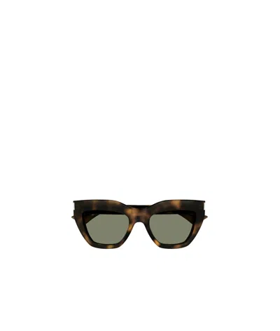 Saint Laurent Cat Eye Sunglasses In Black