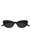 Saint Laurent 52mm Cat Eye Sunglasses In Black