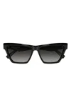 Saint Laurent Cat-eye Sunglasses In Black