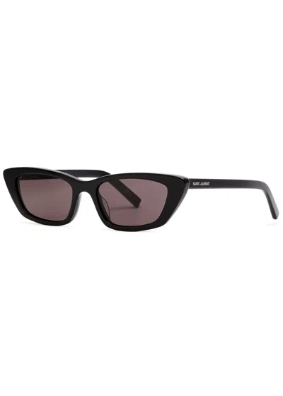 Saint Laurent Cat-eye Sunglasses In Black