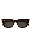 Saint Laurent Cat-eye Sunglasses In Black
