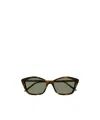 Saint Laurent Eyewear Cat-eye Frame Sunglasses In Green