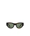 Saint Laurent Sl M94 Tortoiseshell Logo Sunglasses In Green