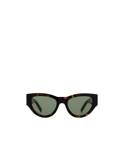 Saint Laurent Cat-eye Sunglasses In Green