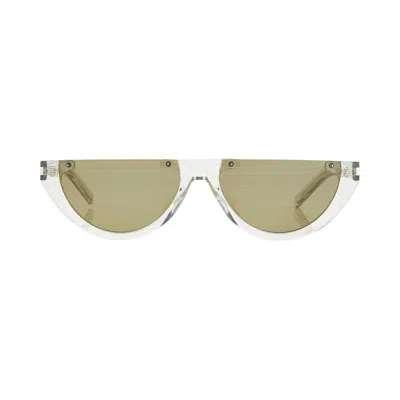 Pre-owned Saint Laurent Cat Eye Sunglasses 'green' | Men's Size Onesize
