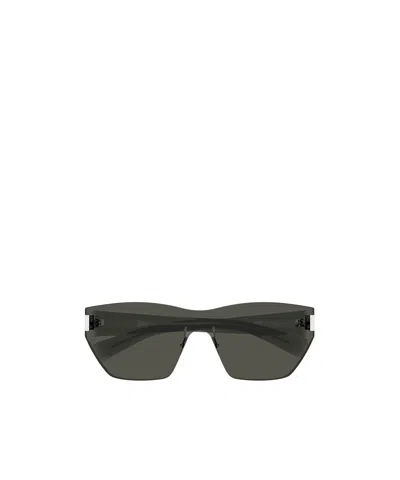 SAINT LAURENT SAINT LAURENT EYEWEAR RIMLESS CURVED TIPS SUNGLASSES
