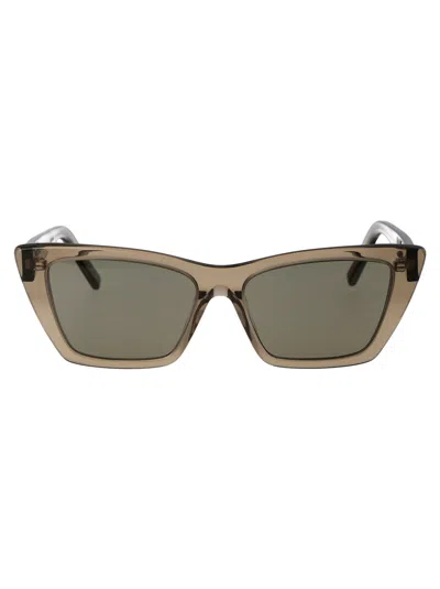 SAINT LAURENT SAINT LAURENT CAT EYE SUNGLASSES SL 276 MICA 043