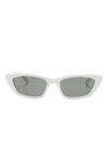 Saint Laurent Cat-eye Sunglasses In White