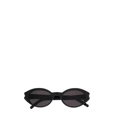 Saint Laurent Cat-eye Tinted Sunglasses In Black
