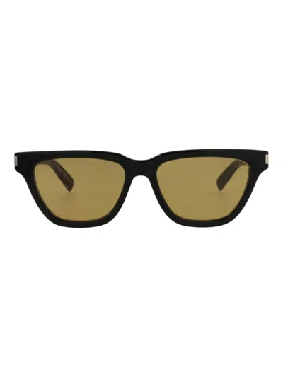 Saint Laurent Cat Eye Women's Mini Sunglasses In Black
