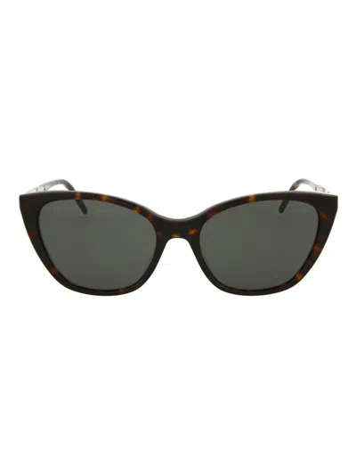Saint Laurent Cat Eye Women's Sunglasses In Black