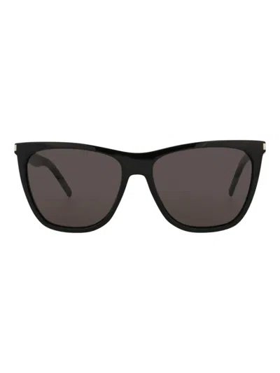 Saint Laurent Cat Eye Women's Sunglasses - Sl526 Style In Black