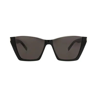 Pre-owned Saint Laurent Cat Eye-frame Acetate Sunglasses 'black' | Women's Size Onesize