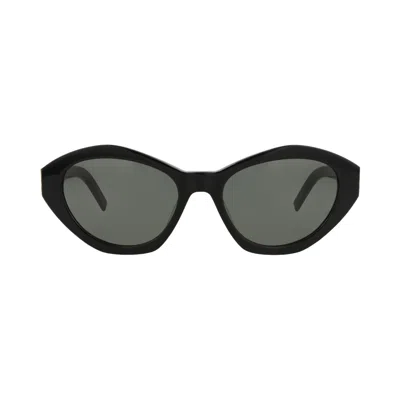 Pre-owned Saint Laurent Cat Eye-frame Acetate Sunglasses 'black/grey' | Women's Size Onesize